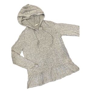 Jane and Delancey grey tunic hooded top